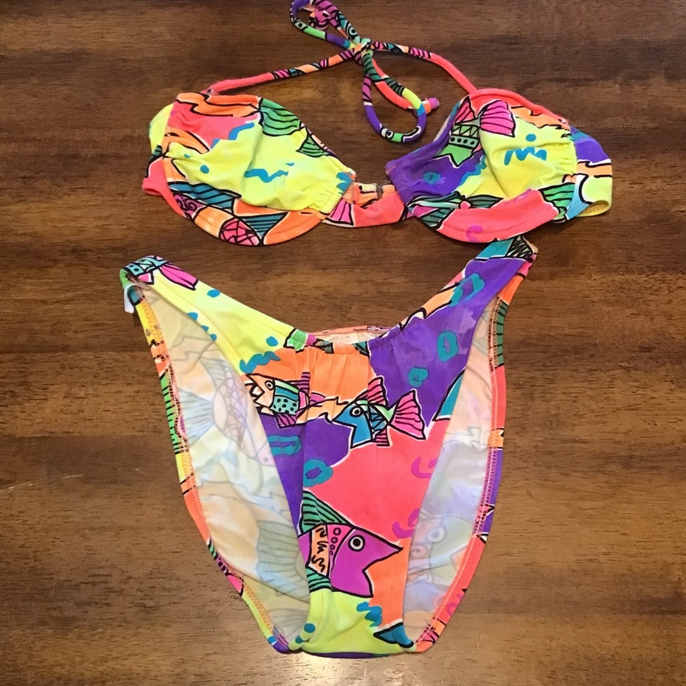 Vintage Citrus Women’s Bikini size Medium